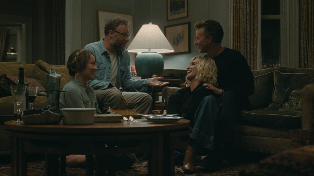 Olivia Wilde, Seth Rogen, Penélope Cruz and Edward Norton appear in The Invite by Olivia Wilde