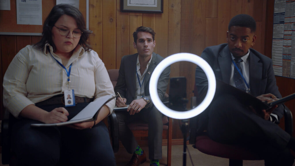 B.K. Cannon, Jim Cummings and Shaun J. Brown appear in The Screener by Jim Cummings and PJ McCabe